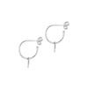 Elli Earrings Circle Hoop Earrings Geo Disc Trend 925 Silver,