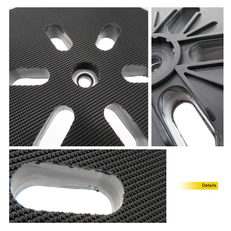 SHEAWA 6" 150mm Sanding Backing Pad Hook Loop 6 Hole