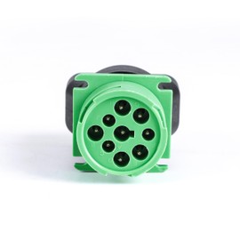 WISDOMHOOD 16pin OBD2 Male to 9pin J1939 Adapter for Truck Freightliner Code Reader ELD Tracker (1)