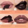 2Pcs Peel Off Lip Gloss Tattoo and Lip Oil 2-in-1,