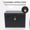 Peastorm Lockable Car/RV/Marine Battery Box, Adjustable Steel Battery Relocation Kit
