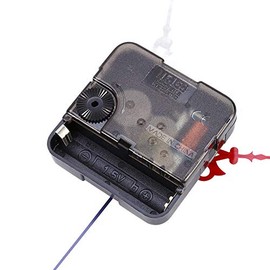 Fdit Movimiento de Reloj de Cuarzo Negro, Mecanismo de Movimiento de Reloj de Pared DIY, Piezas de Reparación de Reloj, Juego de Herramientas de Reparación de Repuesto