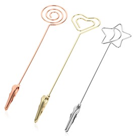 3 Pack Multifunctional Alligator Clips Metal Match Extensions Bracelet Tools for Jewelry Bracelet Necklace Card Holder for DIY Card Picture Photo Memo Notes