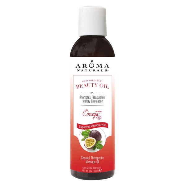 Aroma Naturals Sensual Therapeutic Beauty Oil, Superfruit Passion Fruit, 6 Ounce
