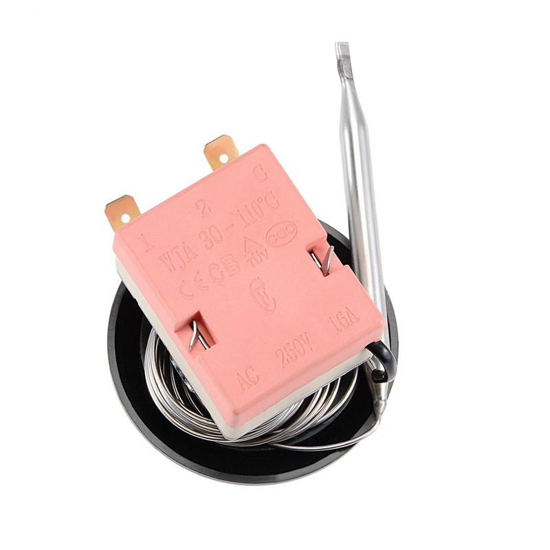 uxcell NC 250V 16A 30-110C Temperature Control Switch Capillary Thermostat