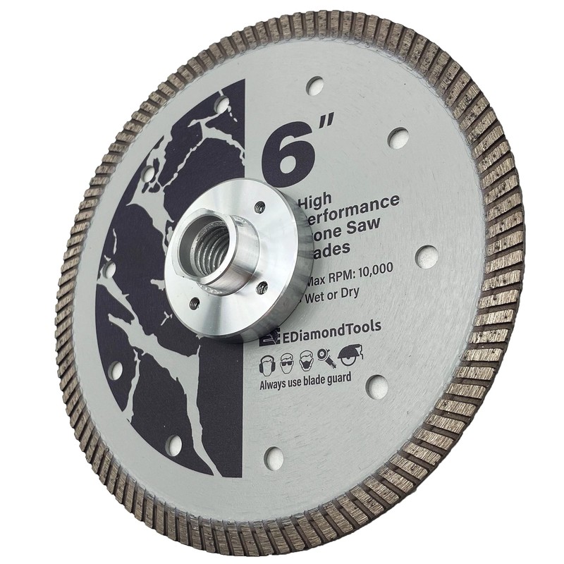 6" High Performance Diamond Saw Blades with Flush Cut Attachment