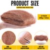 Teenyyou 2 Pcs 3.5 Ounce Copper Wool Pads Soft and
