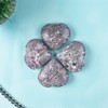 Crocon 50mm Ruby metrix Heart Stone Big Heart Shape Puff