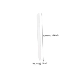 FOMIYES Nail Tools Kit Pcs Crystal Glass Nail Files Etched Surface for Cuticle Pusher