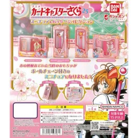 Bandai Card Captor Sakura Miniature Package Collection Bandai 1.5-Inch Key Chain - DX Star Power Wand