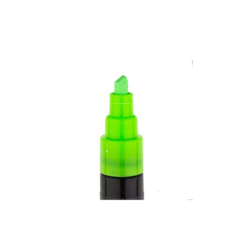 Uchida 483-C-F4 Chisel Tip Bistro Chalk Marker, Fluorescent Green