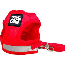 Travel Cat: The True Adventurer - Reflective Cat and Kitten Harness and Leash Set for Walking - Lightweight, Breathable, Snug Fit - Strong Leash with Sturdy Snap Clip