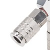 3 Way Air Splitter 1/4 Inch NPT Male Thread 3