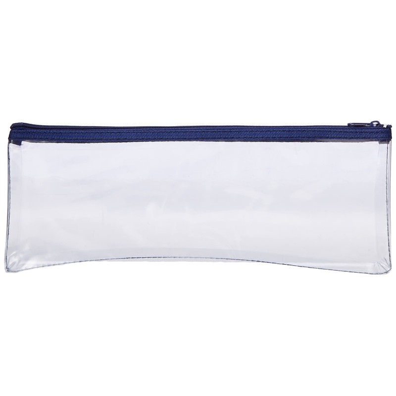 Helix Oxford 13 inch Clear Pencil Case
