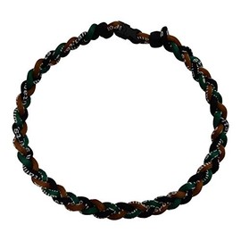 20" Woodland Camo Titanium Sports Tornado Necklace w/CASE