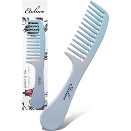 Etoluce (Etolucé) Treatment Comb 【Top Stylist Supervision】Hair Care Comb Bath Time Brush for Use in the Bath, Pink x Blue