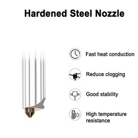 3D Printer Assembly Hotend Kit 0.4mm for H2D, Hotend Kit for Bambu Lab H2D 0.4mm H2D Extrusion Head (Steel)