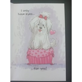 SUZY'S ZOO "TO MY VALENTINE" GREETING CARD