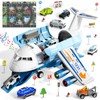 BLmukce Airplane Toy with Race Track & Map, Airplane Toys
