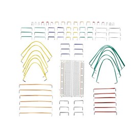 Half Size Breadboard + 78 Piece 22AWG Jumper Wire Bundle