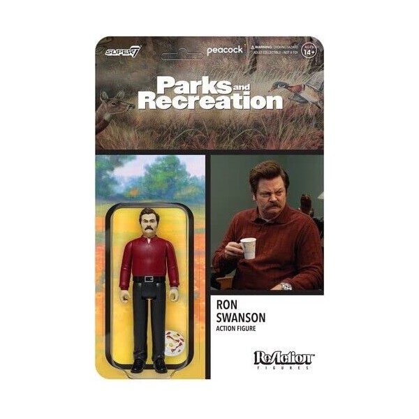 Super7 Parks and Recreation Ron Swanson - 3.75" Parks and