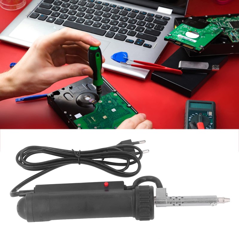 BBT680 Electric Desoldering Pump, Solder Sucker ABS Stainless Steel Automatic