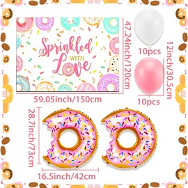 Pink Baby Sprinkle Decorations Girl Sprinkled With Love Banner Gender Baby Shower Sprinkle Decoration Sprinkled With Love Baby Shower Decorations Party Supplies