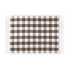 Kitchen Runner Brown Checked 50 x 75 cm 100% Cotton