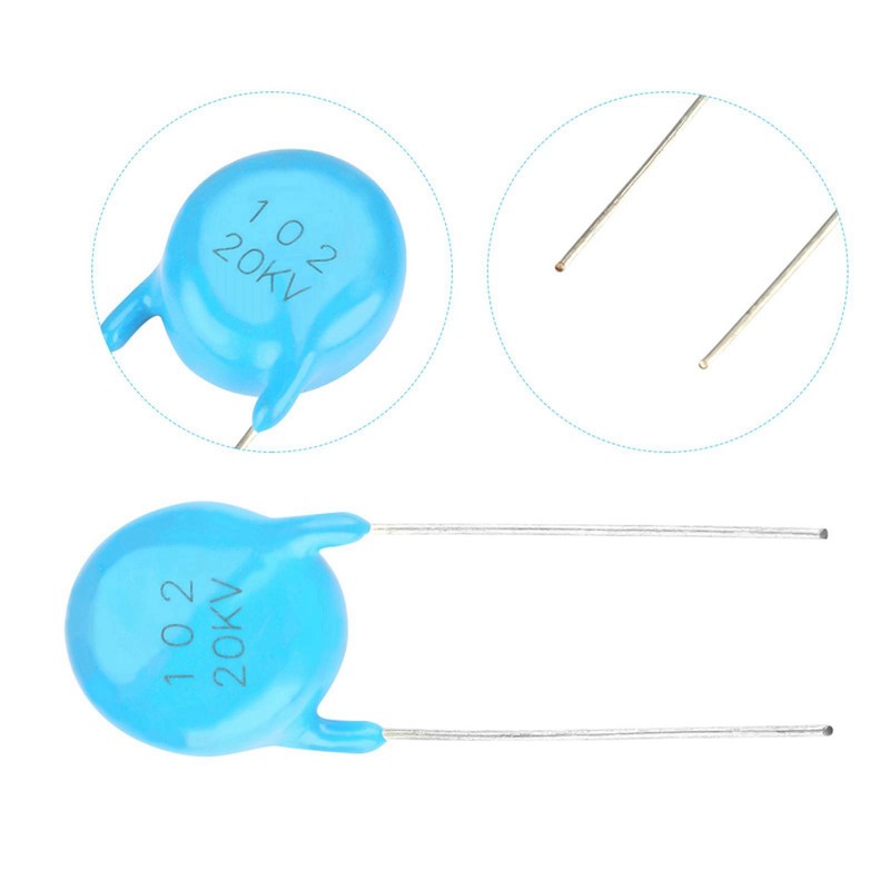 20pcs 20KV 1nF 0.001uF 1000pF 102 High Voltage Ceramic Capacitor