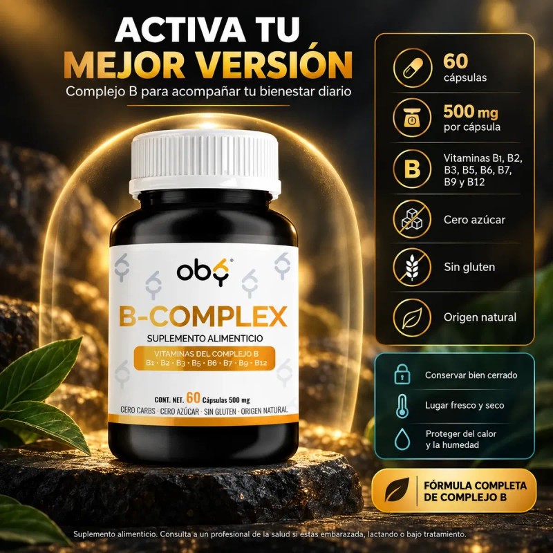 Metabolismo Energetico Suplemento Complejo B Formula Diaria