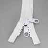 #10 Heavy Duty Zippers Separating Large Plastic Zippers White Tape