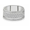 925 Sterling Silver Shiny Full Diamond Ring Cubic Zirconia Rings