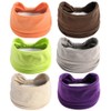 Pack of 6 Headbands for Women Wide Knotted Turban Bandana