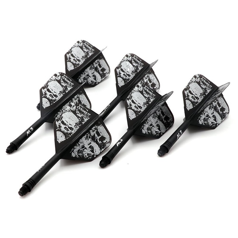 CUESOUL 6 Pieces ROST Integrated Dart Shaft and Flights,with exclusive