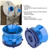 1 Pair NAB Hub Adapters Polished Aluminum Alloy Universal Loading