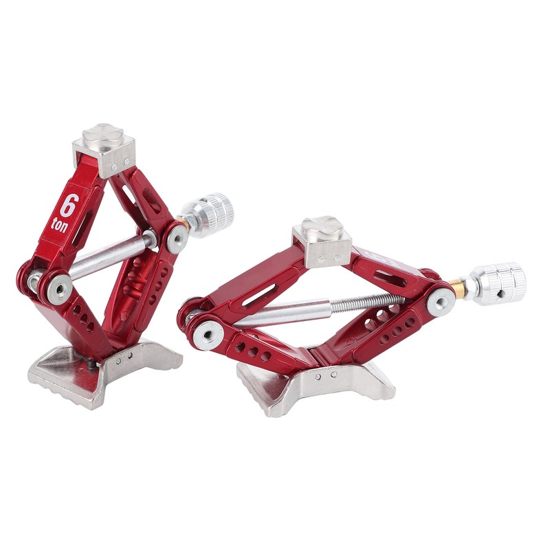2Pcs Metal Universal Rhombus Adjustable Lifting Jack Accessory for 1/10