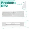 6 Pcs Baseboard Diffuser Register 15 Inch Duct Opening Size