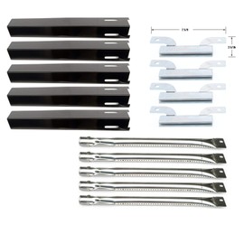 Direct store Parts Kit DG138 Replacement for Brinkmann Heavy-Duty 810-8501-S Gas Grill Burners,Crossover Tubes, Heat Plates