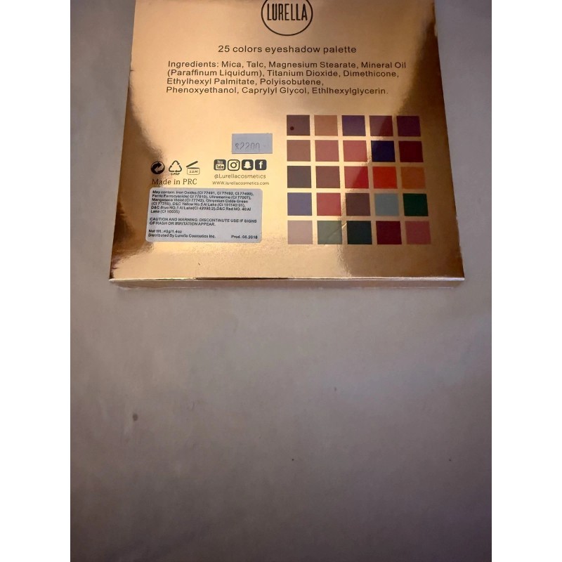 Lurella 25 Colors Eyeshadow Palette
