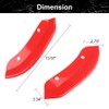 JDMON Front Bumper Lip Splitter Protector Compatible with Dodge Challenger