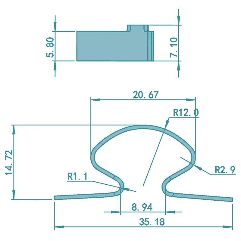 FEPS Spring Replacement Spring for Roto Balcony Door Catch Series