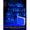 JandCase Blue Night Light, Blue Nightlight[2 Pack],0.3 Watt LED Night