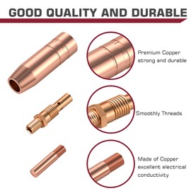 ARCCAPTAIN for Lincoln Magnum 100L Welder Part .035" Contact Tip Nozzle Diffuser MIG Welding Gun Accessory Kit for Lincoln Magnum 100L and Tweco Mini/#1 (.035" Accessory Kit)