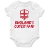 Purple Print House Englands Cutest Baby Grow for Baby Boys