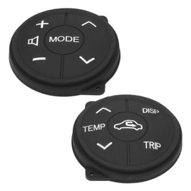 Orrdary 1Pair Steering Wheel Switch Controls Rubber for Prius 2011-2015 Steering Wheel Control Switch Buttons