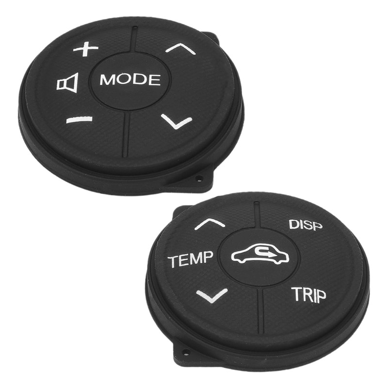 Orrdary 1Pair Steering Wheel Switch Controls Rubber for Prius 2011-2015