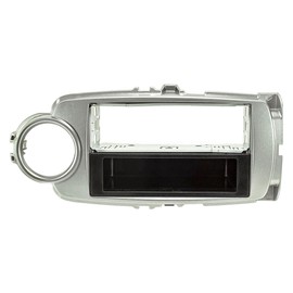 Tomzz Audio 2455 083 Fascia Metal Tray for Toyota Yaris Type Xp13) AB 2011, silver