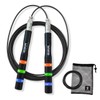 Self-Locking Aluminum Speed Jump Rope, 2 Cable Set