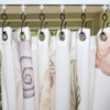 CNglam Metal Curtain Track Hooks S Shaped Drape Wire Hooks