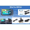 Hieha [Hieha] 2024 Newest Wireless Portable Apple CarPlay Android Auto-Open